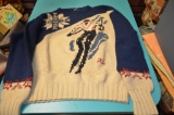 Hand knit 100% cotton Ralph Lauren Ski Sweater