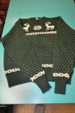 Ralph Lauren Cotton knitted Green Christmas Sweater