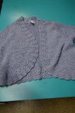 Carole Little hand knitted baby doll style sweater 67%Cotton/33%Polyester