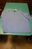 Ralph Lauren Cotton knitted blue sweater