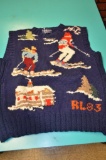 Ralph Lauren hand knitted ski lodge Sweater vest