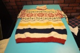 Ralph Lauren 75%Wool/25%Silk knitted casual wear sweater