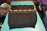 Ralph Lauren Wool Hand knitted black Sweater