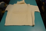 Robert Scott Ltd. 70%Wool/20%Angora Cream colored turtleneck knitted sweater