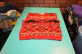 Cambridge Wool Hand Knitted Red Moose sweater vest
