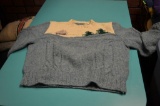 Vintage Christmas hand knitted Sweater