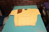 Ralph Lauren Wool Hand knitted yellow Sweater