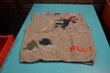 Ralph Lauren hand knitted wool skiing sweater vest