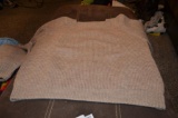 Hand knitted tan sweater