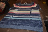 Chaps multicolored long sleeve casual lightweight sweater