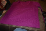 Talbots purple knitted sweater