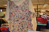 Cream colored quilt