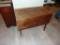 Antique drop leaf wooden table