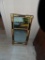 26 in. tall Early mirror in wood frame
