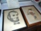 (2) Framed Mark Twain pictures