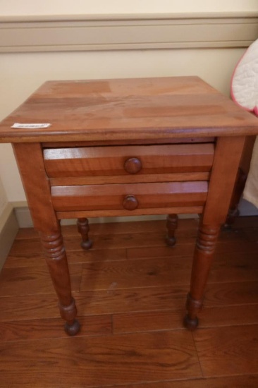 Antique 2-drawer nightstand 20 in. wide x 20 in. long x 29 in. tall
