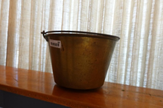 12 in. Brass Bucket