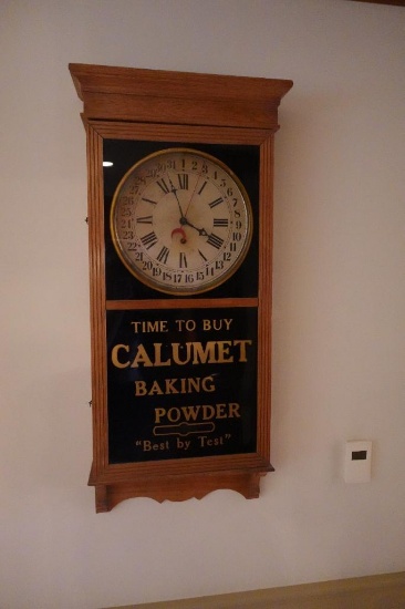 39 in. tall Calumet Wall Clock