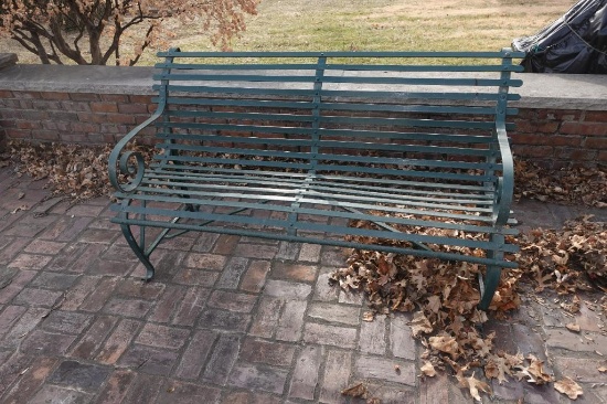 5 ft. Wrought Iron Park bench