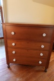 42 in. long x 21 in. Width x 46 in. tall Antique 4-Drawer Dresser