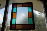 35 in. x 28 in. Stain Glass Window
