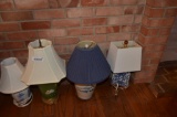 Quantity of table lamps