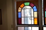28 x 31 inch stained glass window