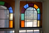 28 x 31 inch stained glass window