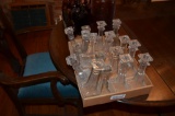 Flat of Glass candle holders