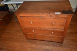 33 X 17 X 34 Antique Dresser