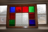 28 in. x 22 in. Stained Glass Window