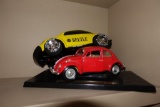 (2) Toy VW Beetles