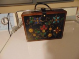 Enid Collins Jewel Garden wooden purse