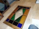 22 in. x 37 in. Stained glass window