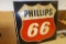 60 in. x 60 in. Phillips 66 Double Sided Plastic Sign
