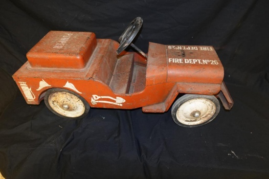 Vintage Pumper Fire No. 26 Ride-On Toy