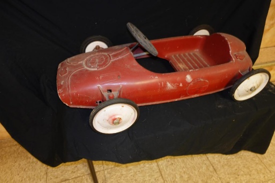 Vintage Plastic Bodied Pedal Car