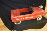 Vintage W.F. Fire chief Pedal Car