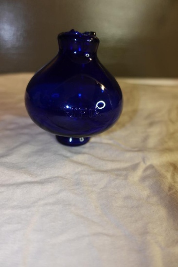 3-7/8 in. Tall Cobalt Blue J.F.G. Lightning Rod Ball