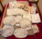 FLAT LOT OF VINTAGE EMBROIDERY ITEMS & MORE