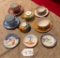 FLAT LOT OF ORIENTAL CUPS & SAUCERS - CHIP