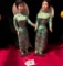 LOT OF 2 - ORIENTAL STYLE DOLL FIGURES