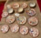 LOT OF VINTAGE JAPANESE GEISHA GIRL HAND PAINTED CUPS & SAUCERS