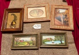 LOT OF 5 - LANDSCAPE & NATURE WALL PICTURES
