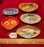 LOT OF 5 - ORIENTAL DISHES MARKED MADE IN JAPAN