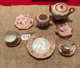 LOT OF VINTAGE JAPANESE HAND PAINTED GEISHA GIRL DISHES