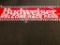 BUDWEISER RACE BANNER
