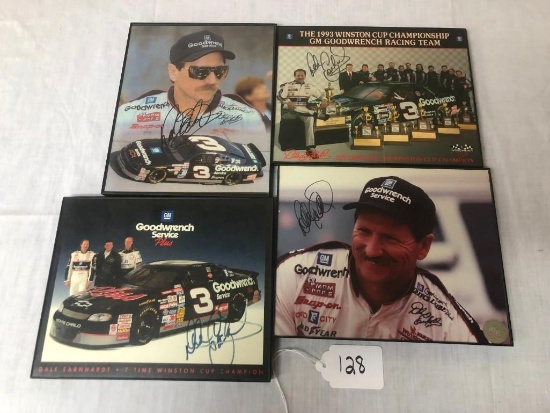 DALE EARNHARDT SIGNED PHOTOS