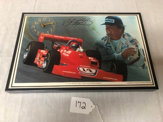 AJ FOYT CLOCK