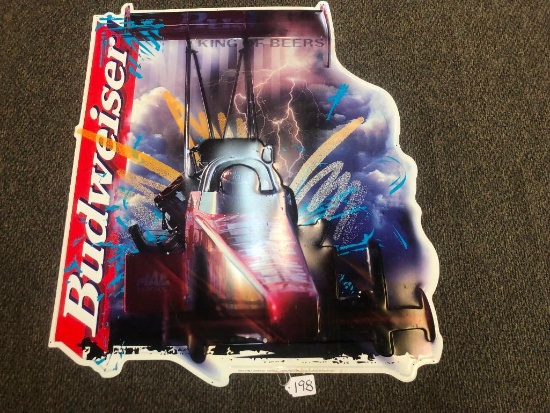 BUDWEISER METAL SIGN